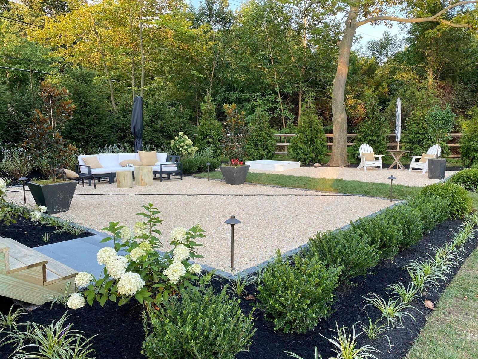 Hardscape work in Mercer County, NJ by New Dawn Landscaping.