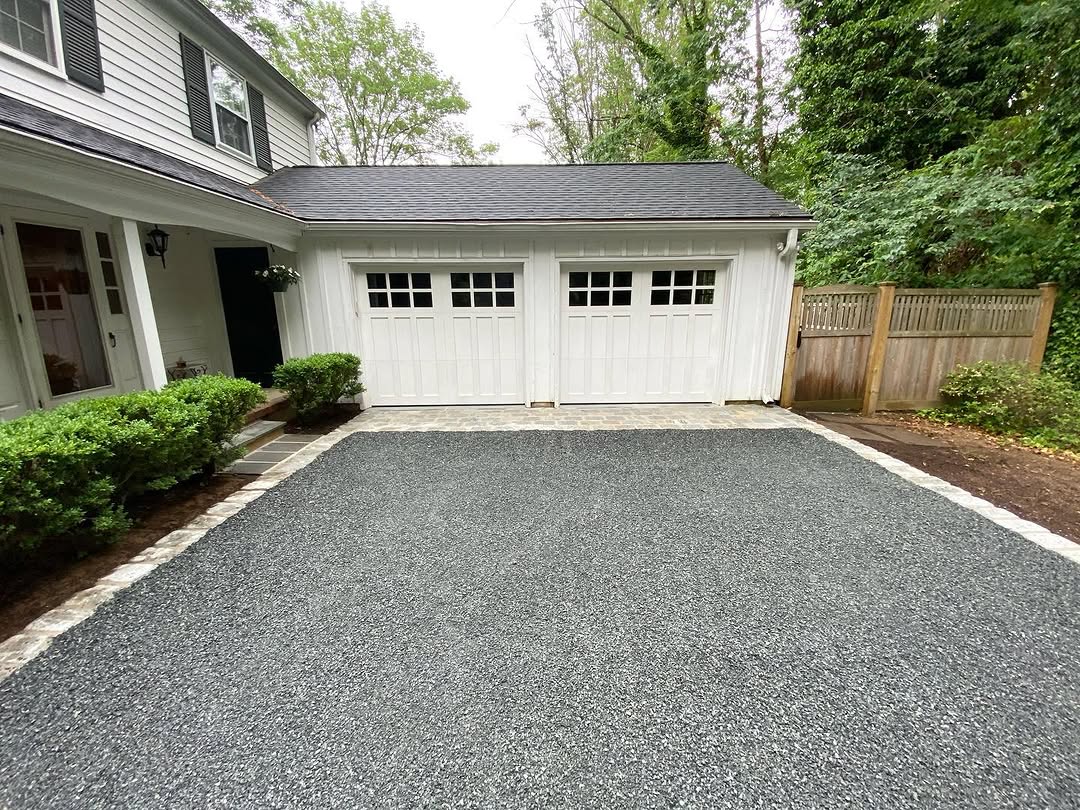 Landscaping and hardscape project in Mercer County, NJ by New Dawn Landscaping.