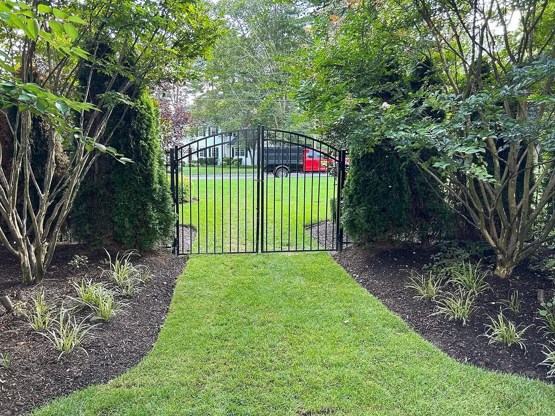Landscaping and hardscape project in Mercer County, NJ by New Dawn Landscaping.