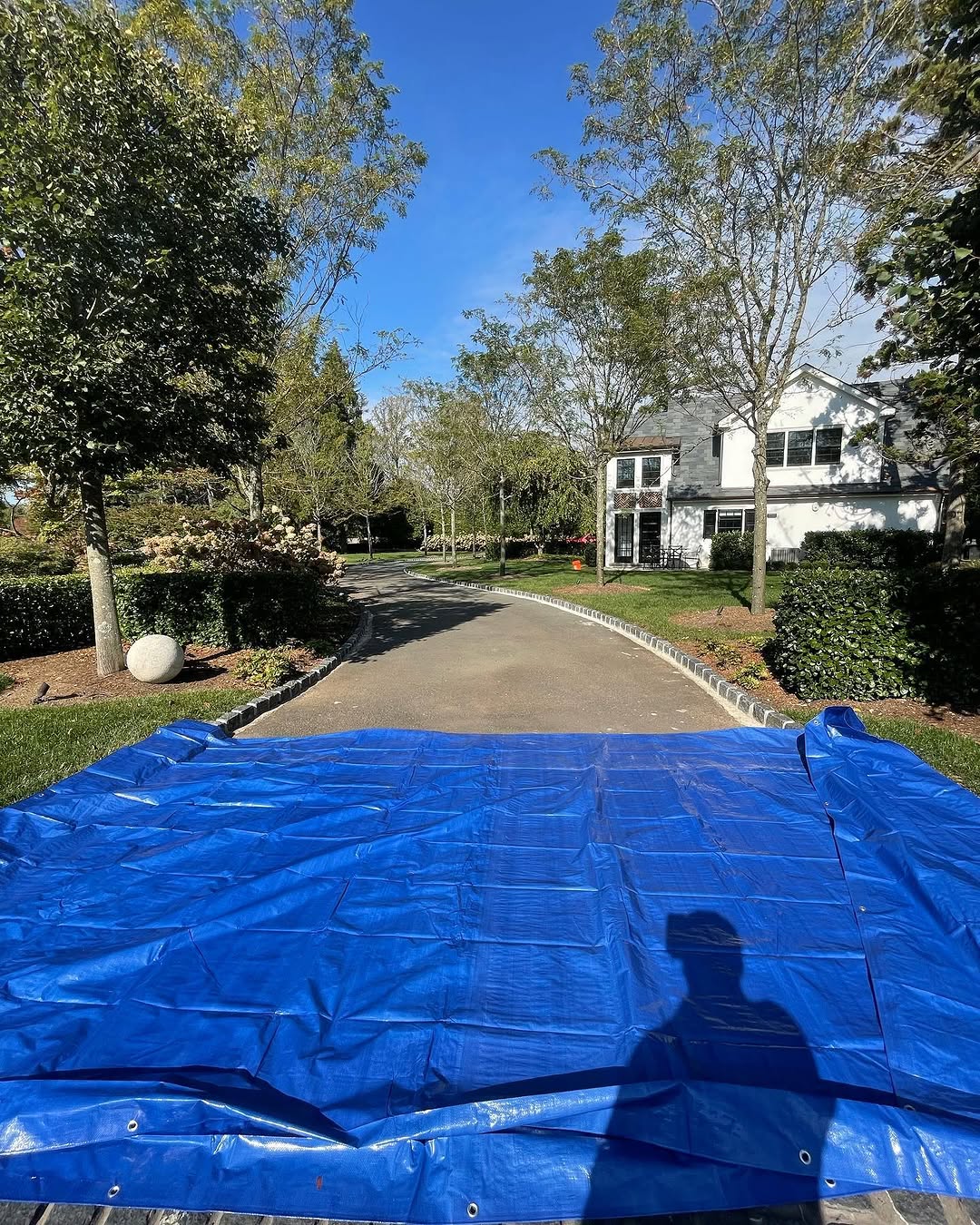 Landscaping and hardscape project in Mercer County, NJ by New Dawn Landscaping.