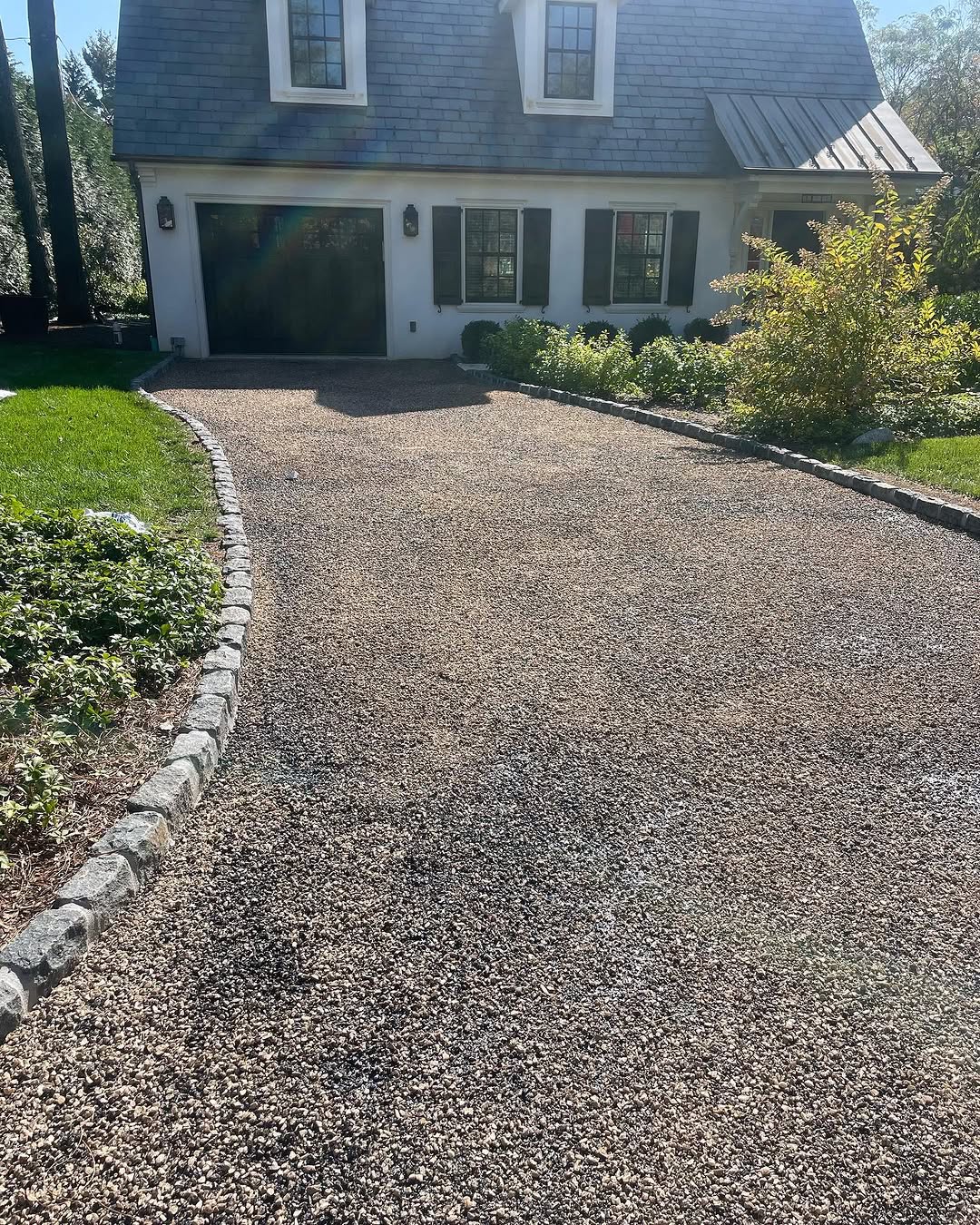 Landscaping and hardscape project in Mercer County, NJ by New Dawn Landscaping.