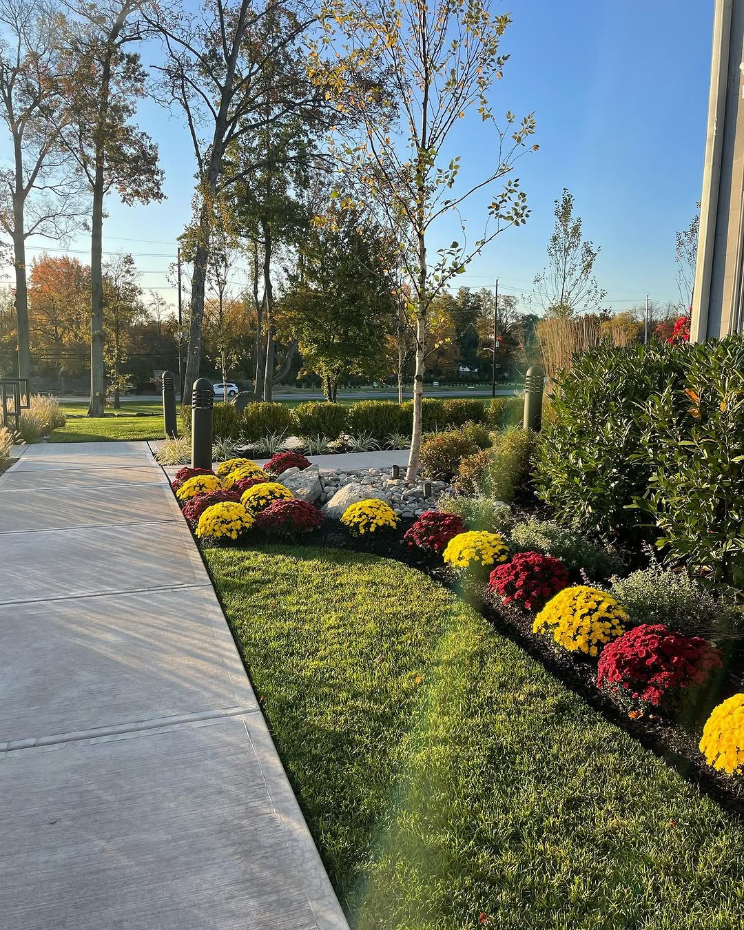 Landscaping and hardscape project in Mercer County, NJ by New Dawn Landscaping.