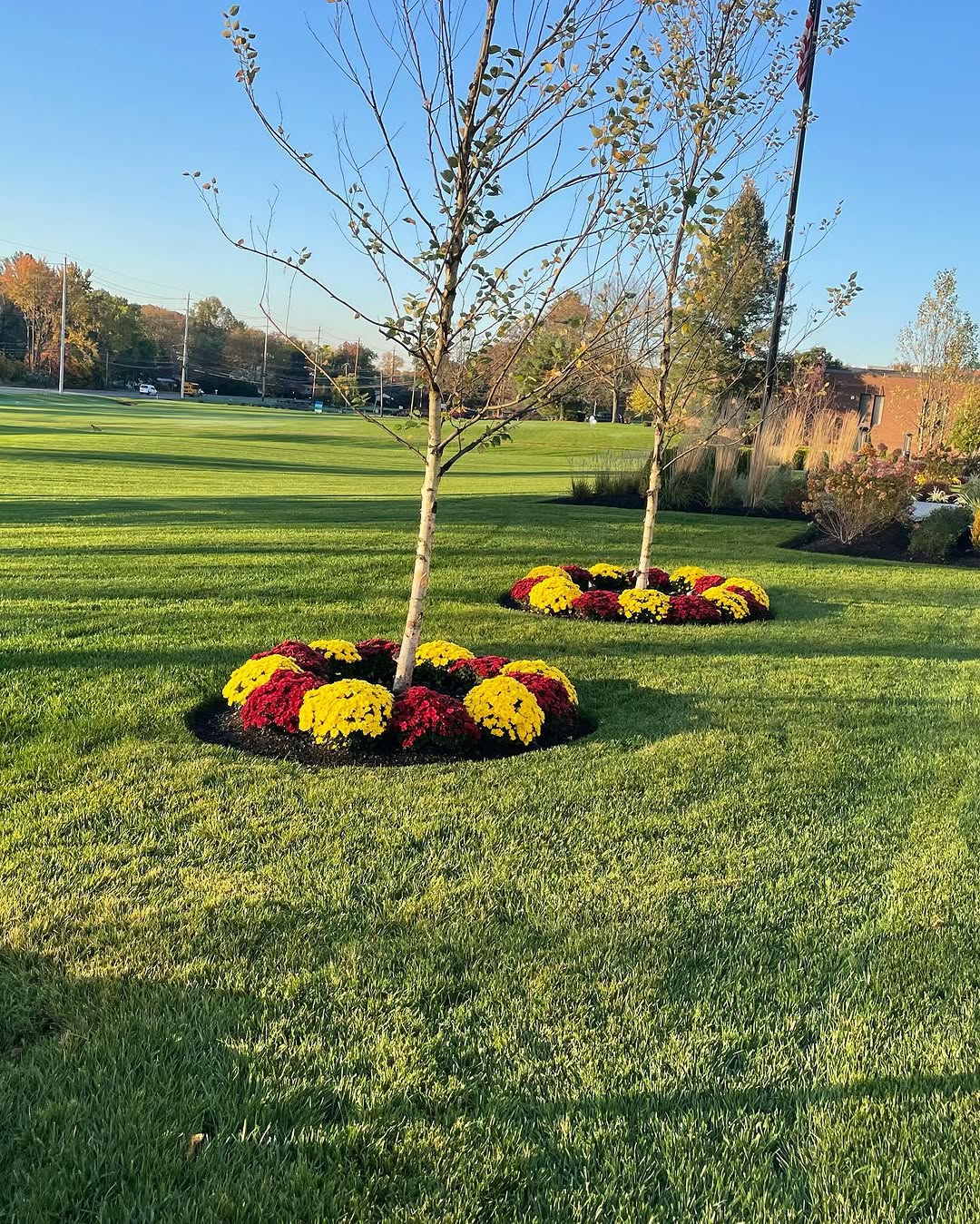 Landscaping and hardscape project in Mercer County, NJ by New Dawn Landscaping.