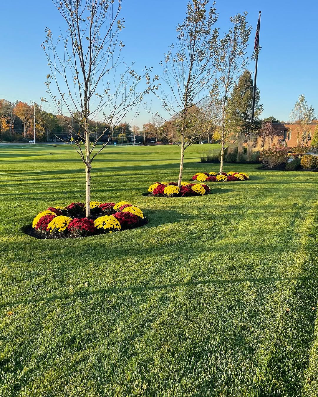 Landscaping and hardscape project in Mercer County, NJ by New Dawn Landscaping.