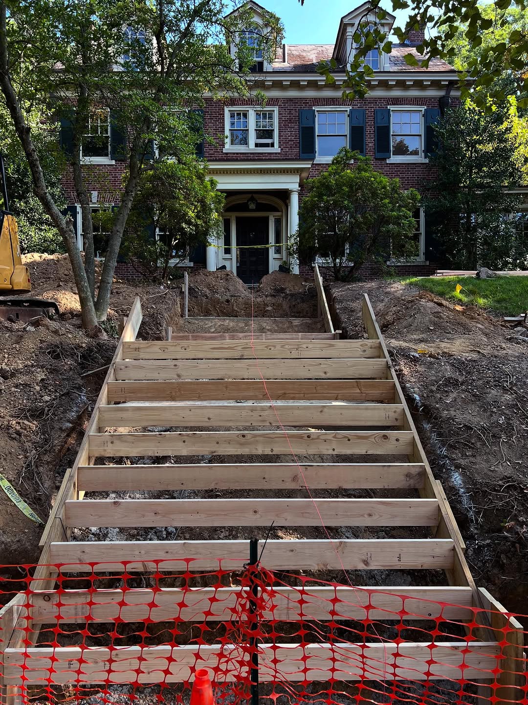 Landscaping and hardscape project in Trenton, New Jersey by New Dawn Landscaping.